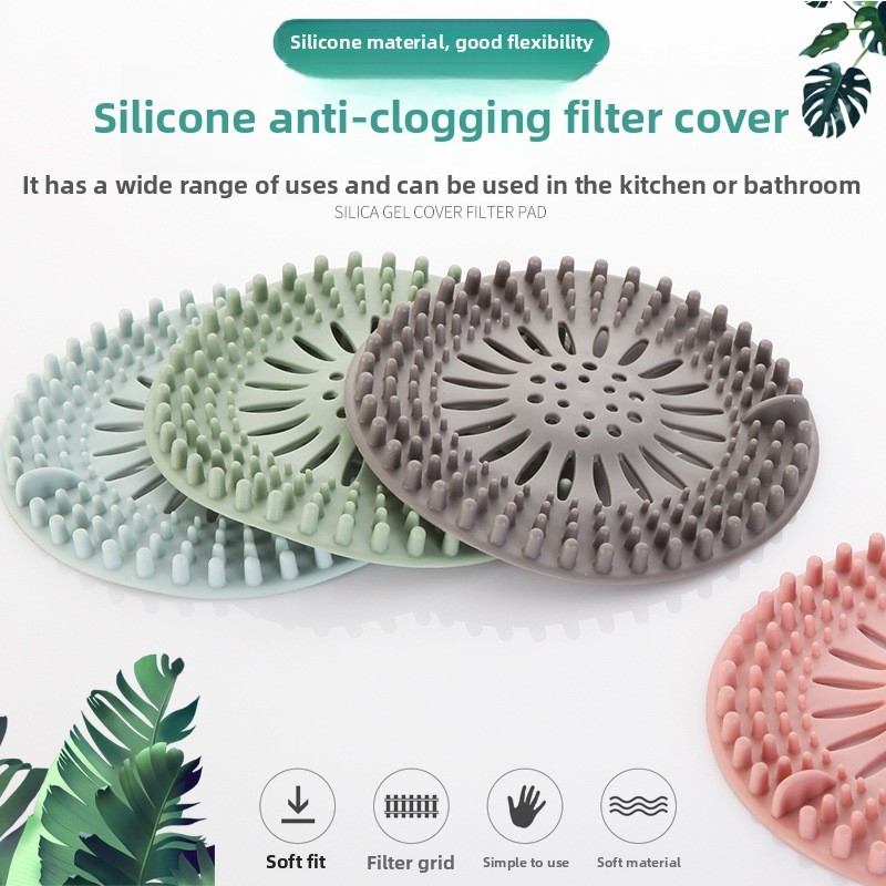 YOTO Disposable Plastic Sink Drain Filter Net Bathroom Floor Drain Anti-Odor Toilet Hair Filter Anti-Clogging Feature · image 4