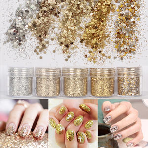 Polvere Glitter Ecologica per Unghie (Materiale PET) con Effetto Olografico Arcobaleno per Nail Art e Regali Promozionali - Product Image 2