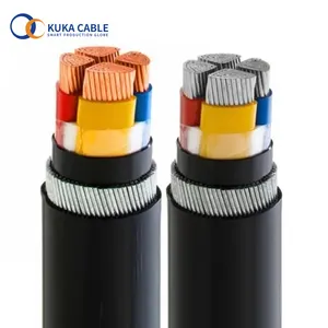 Cable eléctrico subterráneo de 3 fases, 150mm2 300 mm2 YJV XLPE, Cable de alimentación de cobre, precio