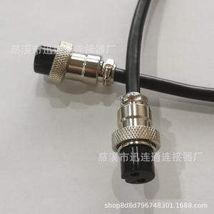 Conector y Enchufe de Aviación Gx16 con Cable de 1M, Cable de Cobre de 2, 3, 4, 5 y 6 Núcleos, Conexión a Tierra Estándar para Uso Industrial - Product Image 4