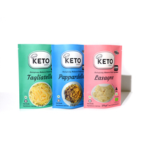 Sachet hermétique en plastique de papier kraft biodégradable écologique pour aliments séchés personnalisés Sacs d'emballage alimentaire