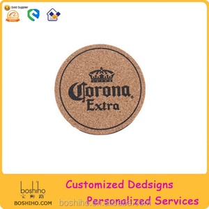 Factory Wholesale <b>Cork</b> Wood <b>Coaster</b> with Custom Logo of All Types Shape - Product Image 2