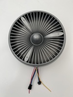 Ventilateur turbo avec lumière LED, étanche IP67, DC12V 9.5W 39 LED, éclairage de piste de danse et de scène pour bars, clubs, carnavals et spectacles nocturnes