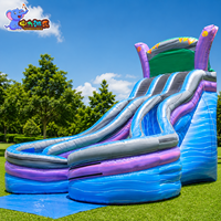 Toboggan gonflable personnalisable avec toboggan aquatique, château gonflable, toboggan gonflable, château gonflable