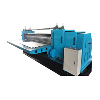 Máquina de fabricación de rollos de lámina de techado corrugado, tipo barril