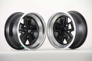 Llantas de 16 pulgadas de la vieja escuela, brillo de labios profundo <span class=keywords><strong>BML</strong></span> 5x130, ruedas de coche de pasajeros de aleación de fundición para Porsche 964 Fuchs 993 912 911 - Product Image 5
