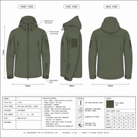 Veste d'extérieur imperméable pour homme, coupe-vent, softshell, à capuche, en polaire, veste de randonnée, vêtements de sport, veste d'hiver