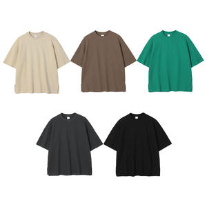 เสื้อยืดคอกลมแขนสั้นทรงหลวมพิมพ์ลายดิจิทัลสไตล์ลำลองสำหรับผู้ชาย - Product Image 5