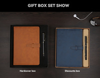 Carnet de notes intelligent personnalisé avec stylo cahier à couverture rigide ensemble de cahiers de composition de journal intime pour écoliers boîte-cadeau promotionnelle