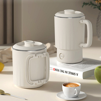 Bouilloires électriques pliables de voyage avec contrôle de la température, mini bouilloire électrique portable en acier inoxydable 304 pour faire bouillir de l'eau