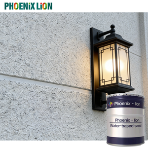 Phoenix Lion Außenwandfarbe Flüssige Wasserdichte Sand-in-Wasser Beschichtung Mehrfarbig Erzeugt Realistische Kunststein-Textur <span class=keywords><strong>Spray</strong></span> - Product Image 5