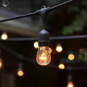 Filament Led ampul Edison ampul led dize ışık su geçirmez açık yılbaşı dize ışıkları kutlama güneş noel ışık için