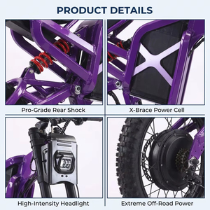 Vélo électrique 2026 en stock, <span class=keywords><strong>Fatbike</strong></span> électrique tout-terrain 20 pouces, Moto électrique tout-terrain - Product Image 5