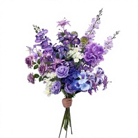 Lila Seiden-Kunstblumenstrauß Lavendel Rose Hortensie Orchidee Blumenarrangement für Hochzeits- und Eventdekoration