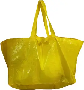 Ruthbag ekstra büyük plastik PP dokuma depolama çamaşır alışveriş çantaları taşıma çantası su geçirmez kolları