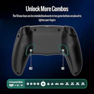 Control Inalámbrico BETMI LED 2.4GHz/Con Cable para PS-5/Pro/Slim, Joystick con Efecto Hall, Gatillo con 9 Colores RGB, Doble Vibración - Product Image 5