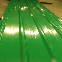 Tôle de toiture en zinc Tôle de toiture en acier Ppcg Toitures décoratives en métal de zinc Couleur enduite Acier ondulé Haute résistance 0.42mm HST