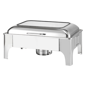 Stainless Steel Buffet Stove Hydraulic Visual Alcohol Heating Warm Meal Keeper Restaurant Hotel Use - Product Image 5