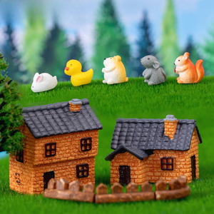 ตุ๊กตาสัตว์ขนาดเล็กสุดสร้างสรรค์ของตกแต่งบ้านแนววินเทจเครื่องประดับขนาดเล็ก - Product Image 4