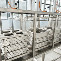 Cuve à fromage à pâte molle à capacité personnalisable, chauffage à la vapeur ou électrique, pour usine laitière