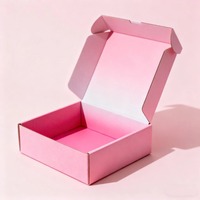 Boîte d'expédition en carton ondulé personnalisable et recyclable, colorée (bleu, vert, rouge, violet), boîte cadeau en carton, boîte en papier pour avion