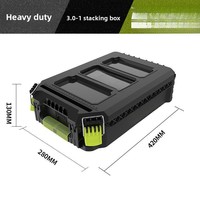 Boîte à outils roulante empilable à 6 couches, mallette multifonctionnelle pour matériel industriel, portable