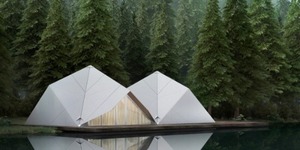 Carpa Geométrica Personalizable de Alta Calidad, Duradera, Aislada y Cómoda, Tipo Twin Peaks, para Campamentos en Montaña, Desierto y Zonas Acuáticas - Product Image 2