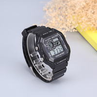 Jam Tangan LED Olahraga Pria Hitam Relogio Digital Masculino Fashion Arloji Pria Jam Tangan Olahraga Pria Tahan Air Montre Homme Saat