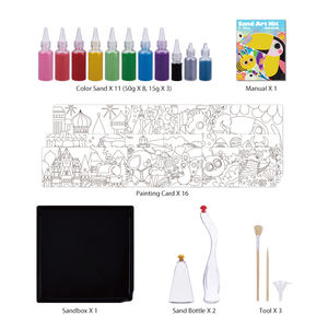 Suministros al por mayor, juguetes de dibujo mágico para niños, juego de escena nocturna, juego de Arte de arena colorido - Product Image 2