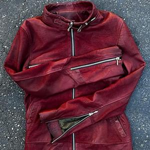 Chaqueta Deportiva Urbana de Cuero/Algodón <span class=keywords><strong>para</strong></span> Hombre Personalizada de Fábrica - Personalizable con Bordado, Impresión y Otros Diseños Artesanales - Product Image 2