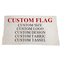 Drapeau National Personnalisé du Congo Démocratique Toutes Tailles 3*5FT en Polyester à Suspendre, Vente en Gros