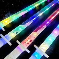 Épée lumineuse à détection de gravité Kangying, lame magique arc-en-ciel, jouet en plastique pour enfants