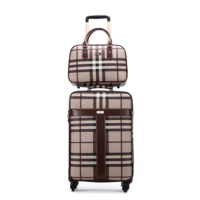 Bagage à roulettes de voyage de luxe pour femmes Valises ouvertes à l'avant uniques Bagages à main légers Style moderne-Commerce de gros