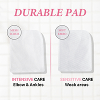 OEM CICA Gant de douche exfoliant apaisant pour peaux sensibles, exfoliant doux et réparateur à la Centella équilibrée