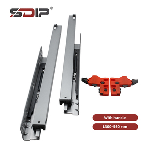 SDIP Synchronized Undermount <strong>Drawer</strong> Slides Full Extension Soft Close Push Open 2D Adjust <strong>Brackets</strong> - Product Image 1