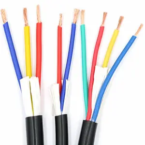 3 Core 2.5mm Flexible Rvv Cable Pvc Insulated H05vv-finsulated copper wire house wiring electrical cable
