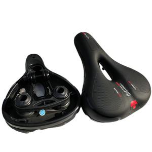 Sillín de Bicicleta de Montaña con Orificio Central, Asiento Acolchado con Absorción de Impactos, Unisex para Adultos, Todas las Estaciones, Negro, Rojo, Azul - Product Image 4