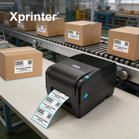 Imprimante thermique professionnelle Xprinter XP-T454B, imprimante d'étiquettes, imprimante de codes-barres 4 pouces