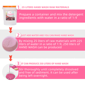 Détergent liquide concentré de haute qualité pour les <span class=keywords><strong>mains</strong></span> et le corps, 25 kg, vente en gros d'usine, dilué à l'eau - Product Image 2