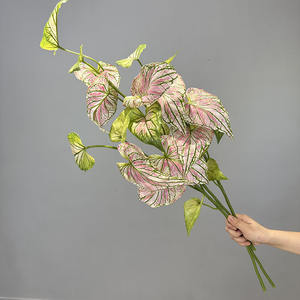 3D بلمسة حقيقية أوراق الشجر الاصطناعية للمنزل تصميم داخلي 3D جدار أصيص زهور عبر الحدود محاكاة أوراق النخيل للمنزل - Product Image 2