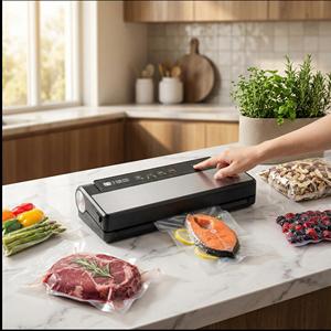 Scelleuse <span class=keywords><strong>sous</strong></span> <span class=keywords><strong>vide</strong></span> haute performance <span class=keywords><strong>pour</strong></span> la conservation des <span class=keywords><strong>aliments</strong></span>, en stock <span class=keywords><strong>pour</strong></span> usage domestique et commercial - Product Image 5