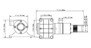 MAMBAFLO <span class=keywords><strong>RV</strong></span> pompa per acque reflue portatile pompa per acque reflue/pompa per impianti di depurazione/pompa per fognatura listino prezzi 12v pompa maceratore a corrente continua 45LPM - Product Image 4