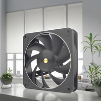 Ventilateur de refroidissement hydraulique PWM ARGB de 120 mm avec télécommande, fonctionnement silencieux à haute vitesse pour processeur de PC de jeu, dissipateur thermique