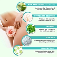 Crème corporelle quotidienne pour femmes, soin intime, extrait de plantes naturelles, douce, hydratante, amélioration de l'hydratation