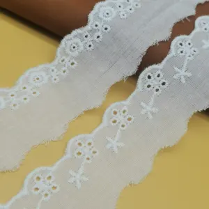 Wholesale 100% Cotton Skin-Friendly Crochet Ribbon Lace Trim for Sofa Cover