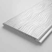 Paneles de Techo de PVC de Instalación Rápida, Revestimiento de Pared de Plástico Encastrable