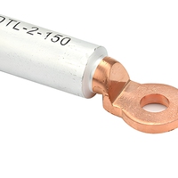 Embout de câble en cuivre DTL-2 70 mm, plaqué laiton, tension nominale 1000 V, marque TANHO