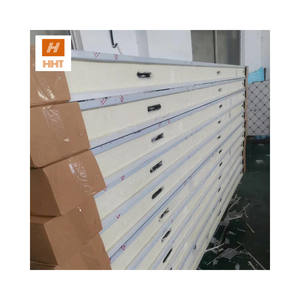 ห้องเย็น ตู้แช่แข็งแบบเดินเข้าได้ แผ่นฉนวนโพลียูรีเทนแบบแซนวิช ไอโซวอล หนา 100 มม. แผงห้องเย็น - Product Image 4