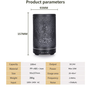 Iron Goat Deer Essential <b>Oil</b> <b>Diffuser</b> 100ml Fog Type Humidifier With Timer For Home Office Use - Product Image 2