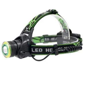 Linterna de cabeza ligera recargable por USB, luz de cabeza para casco, Camping, correr, senderismo, pesca, aire libre, linterna LED para cabeza